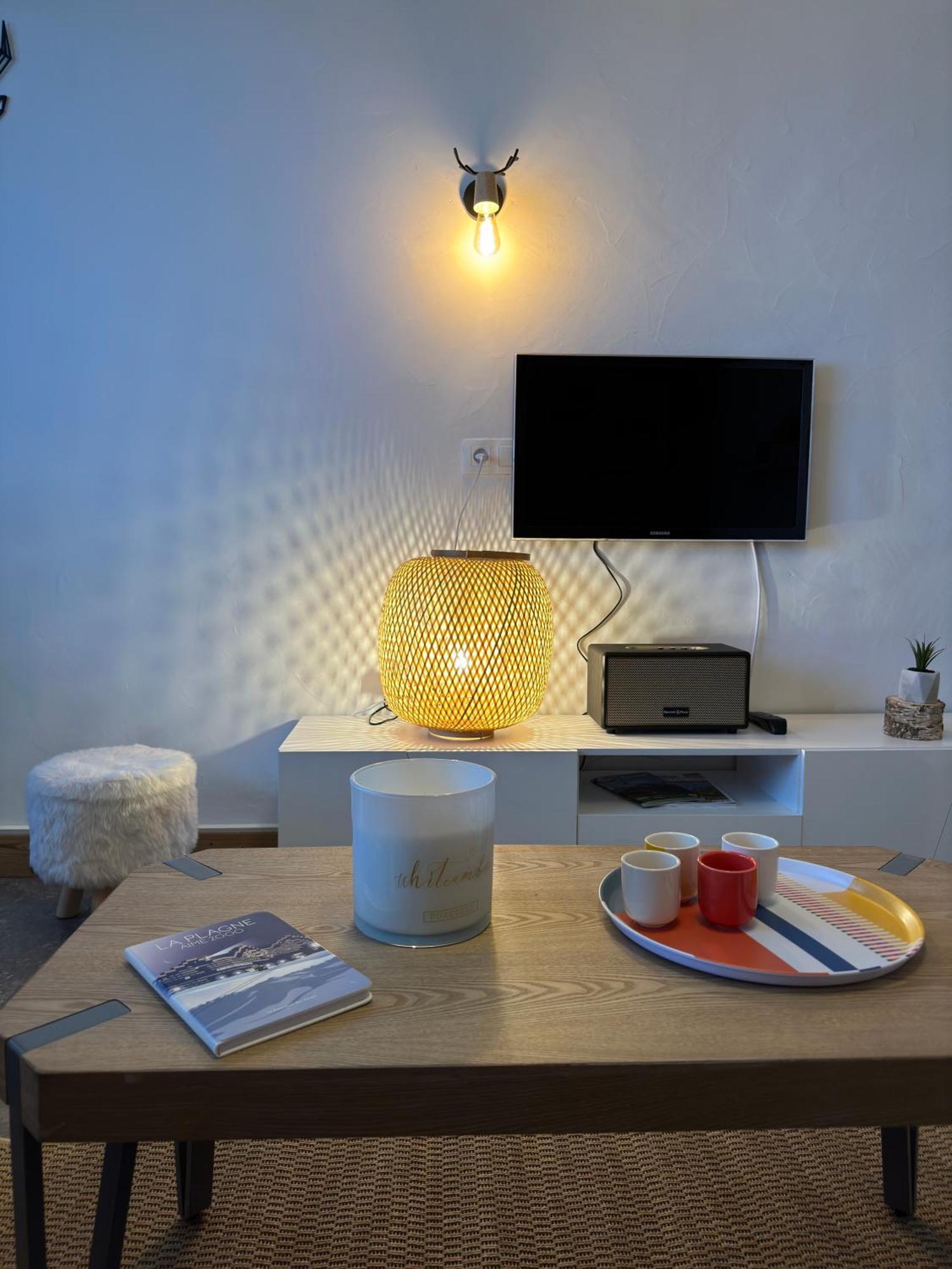 Paquebot Des Neiges - Appartement 4 Personnes - Vue Mont Blanc La Plagne Extérieur photo