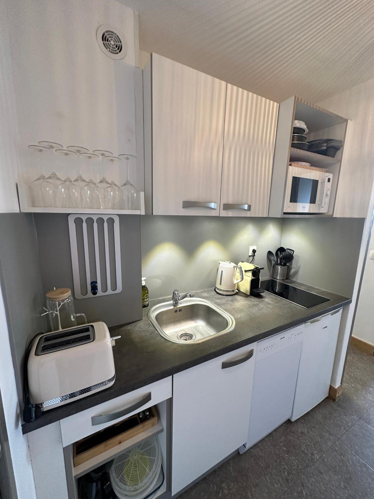 Paquebot Des Neiges - Appartement 4 Personnes - Vue Mont Blanc La Plagne Extérieur photo